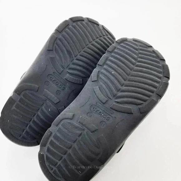 Crocs Dasher Classic Fur Lined Slingback Clog Sandals - 11 - Picture 4 of 8